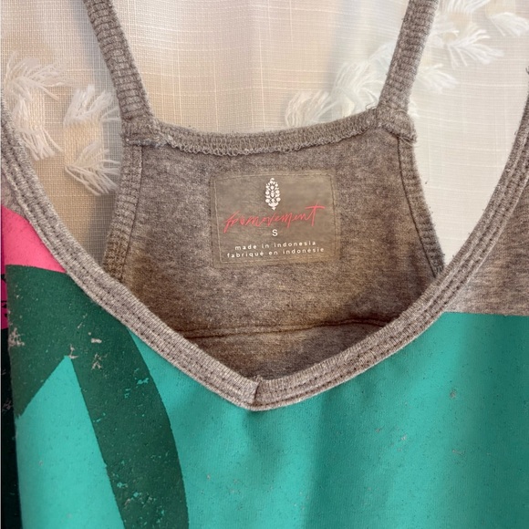 FP Movement Gray Jumpsuit Relaxed Fit Wide-Leg - Picture 2 of 7